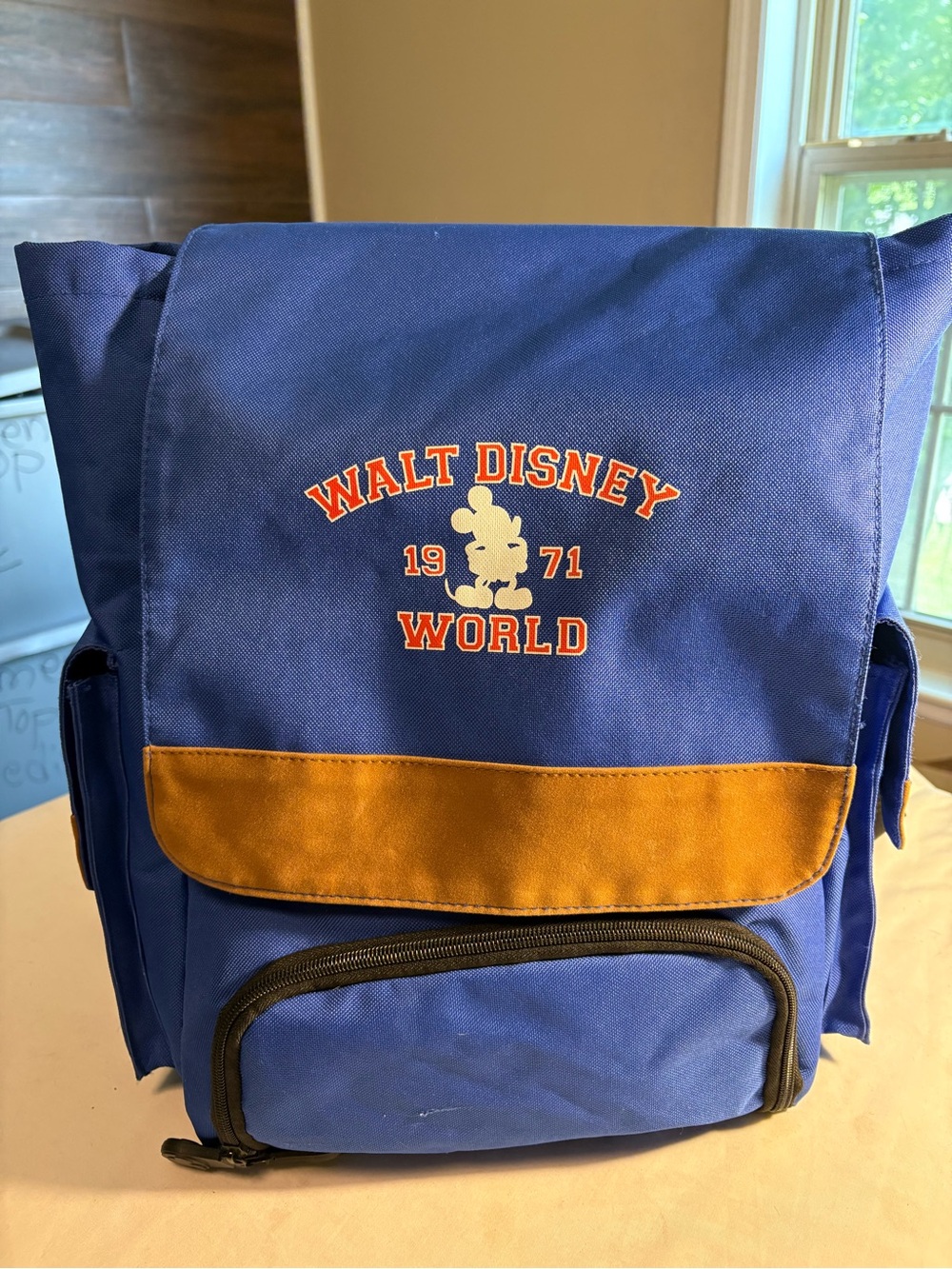 Walt Disney World 1971 Anniversary Blue Backpack Mickey Mouse Edition
